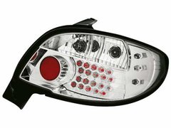 Faros traseros de LEDs para Peugeot 206 98-09 claros